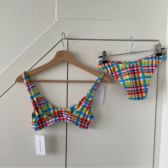 LOVERS AND FRIENDS -- Spunky Plaid Bikini Set - Picture 2 of 4